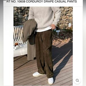 RealTakai - Corduroy Drape Casual Pants Size L (30)